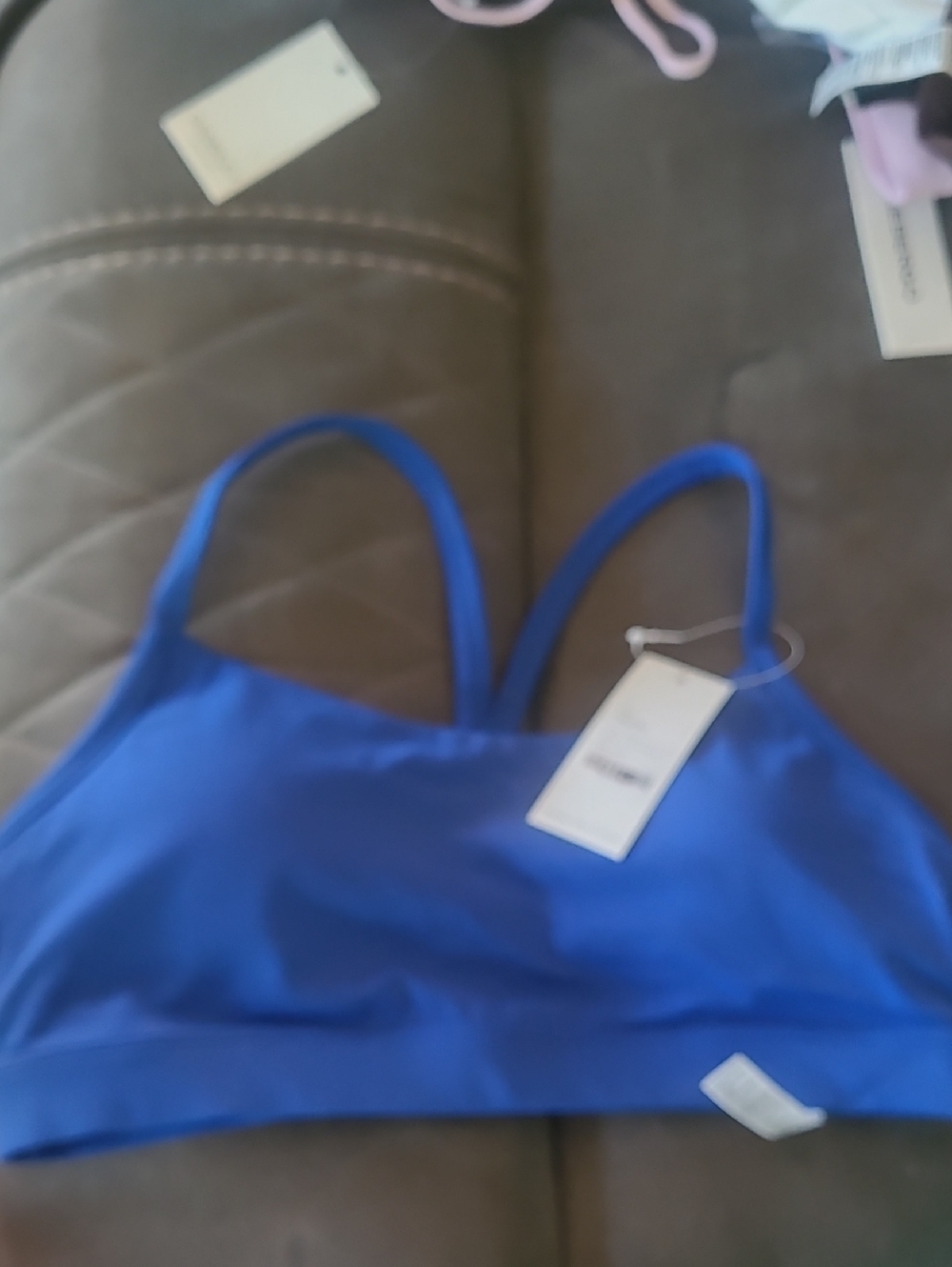 Vibrant Royal Blue Strappy Bralette